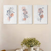 Delicate Floral 3 Panels Art Frame For Wall Decor- Funkydecors Xs / Canvas Posters Prints & Visual