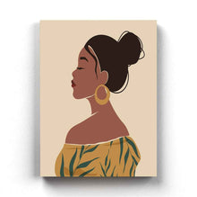 Load image into Gallery viewer, Elegant African Women Portrait Art Frame For Wall Decor- Funkydecors Xs / Canvas Posters Prints &amp;
