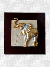 Load image into Gallery viewer, Elephants Modern 3D Stone Carving Wall Art - Set Of 4
