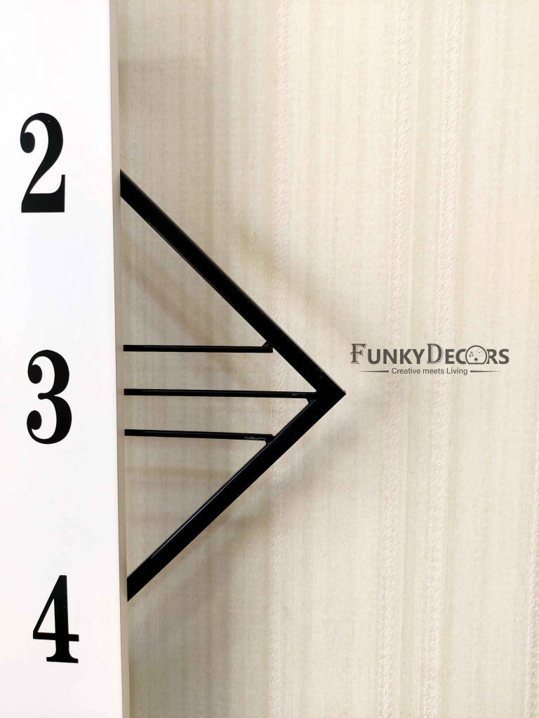 European Style Hexagon Nordic Silent Movement Pendulum Wall Clock- FunkyDecors Clocks
