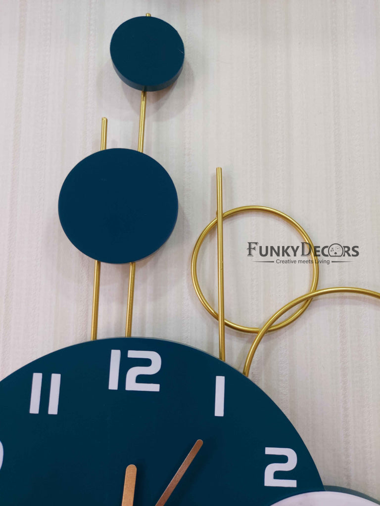 European Style Nordic Silent Movement Wall Clock- FunkyDecors Clocks
