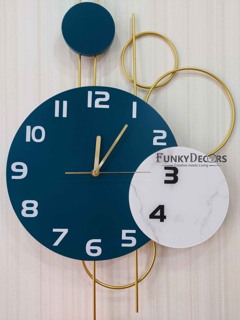 European Style Nordic Silent Movement Wall Clock- Funkytradition Clocks