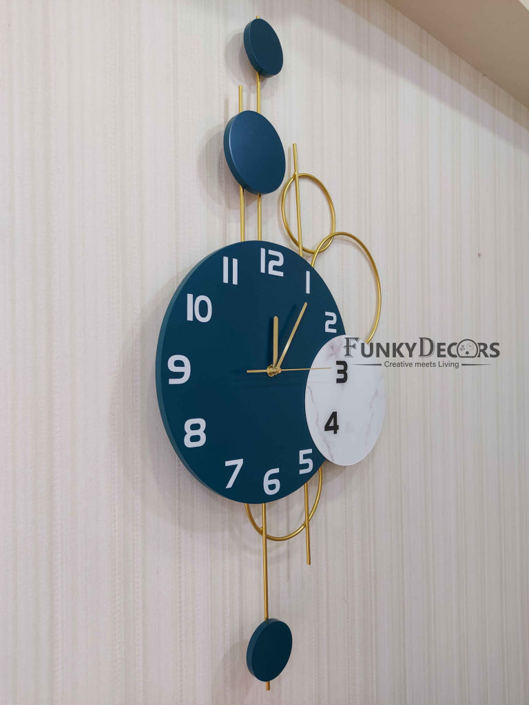 European Style Nordic Silent Movement Wall Clock- FunkyDecors Clocks