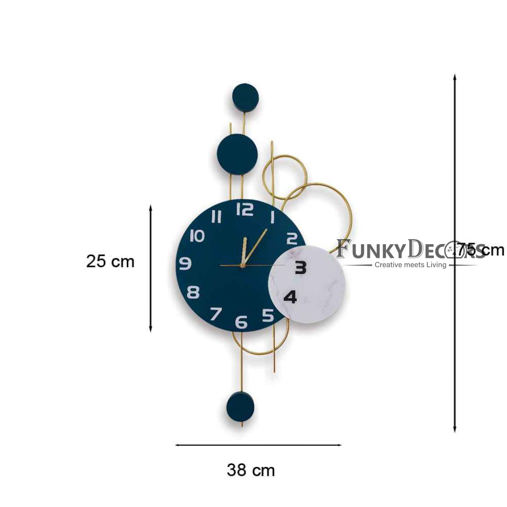 European Style Nordic Silent Movement Wall Clock- Funkytradition Clocks