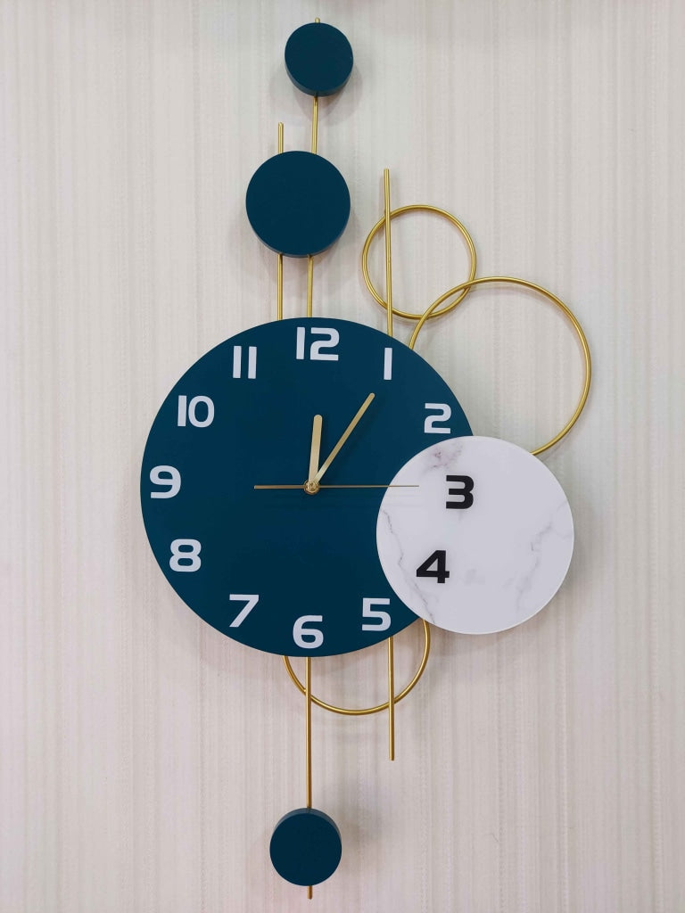 European Style Nordic Silent Movement Wall Clock- FunkyDecors Clocks