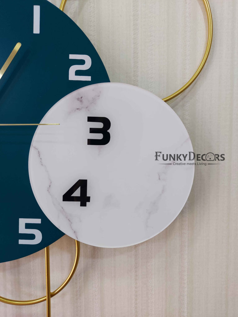 European Style Nordic Silent Movement Wall Clock- Funkytradition Clocks