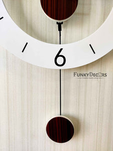 European Style Reindeer Nordic Silent Movement Pendulum Wall Clock- Funkytradition Clocks