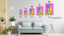 Load image into Gallery viewer, Fashionista Women Pop Art Frame For Wall Decor- Funkydecors Posters Prints &amp; Visual Artwork
