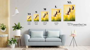 Fly High - Animal Art Frame For Wall Decor- Funkydecors Posters Prints & Visual Artwork