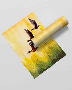 Fly High - Animal Art Frame For Wall Decor- Funkydecors Xs / Roll Posters Prints & Visual Artwork