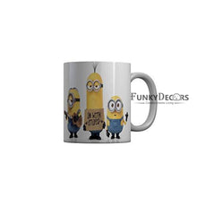 Load image into Gallery viewer, Funkydecors 3D Minion Cartoon Ceramic Mug 350 Ml Multicolor Mugs
