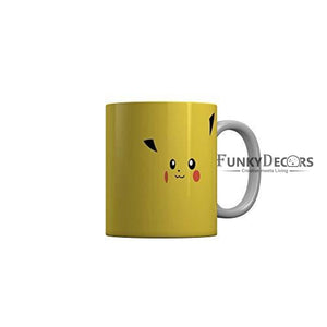 Funkydecors 3D Pokaemon Cartoon Ceramic Mug 350 Ml Multicolor Mugs
