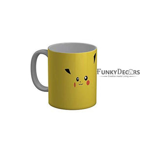 Funkydecors 3D Pokaemon Cartoon Ceramic Mug 350 Ml Multicolor Mugs