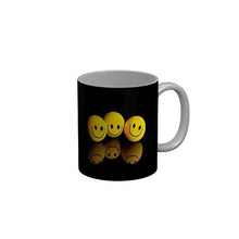 Load image into Gallery viewer, Funkydecors 3D Smiley Face Ceramic Mug 350 Ml Multicolor Mugs
