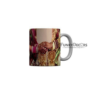 Funkydecors A Happy Marriage In The Union Of Two Good Forgivness Anniversary Ceramic Mug 350 Ml