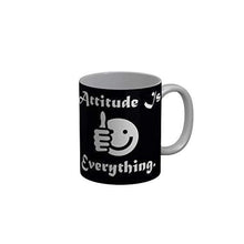 Load image into Gallery viewer, Funkydecors Attitude Vs Everything Black Funny Quotes Ceramic Coffee Mug 350 Ml Mugs
