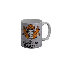 Load image into Gallery viewer, FunkyDecors Baba Ji KI Booti Grey Funny Quotes Ceramic Coffee Mug, 350 ml
