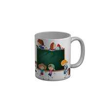 Load image into Gallery viewer, Funkydecors Back To School Childhood Memories Ceramic Mug 350 Ml Multicolor Mugs
