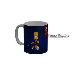 FunkyDecors Bart Simpson Ceramic Coffee Mug