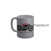 Load image into Gallery viewer, Funkydecors Big Toys For Boys Gray Funny Quotes Ceramic Coffee Mug 350 Ml Mugs
