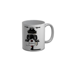 Load image into Gallery viewer, FunkyDecors Bike Grey Ceramic Coffee Mug, 350 ml
