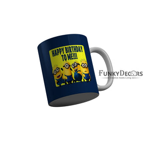 FunkyDecors Birthday Wishes Ceramic Coffee Mug