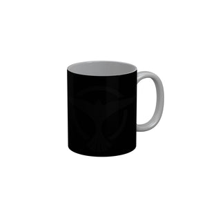 FunkyDecors Black Coffee Mug, 350 ml