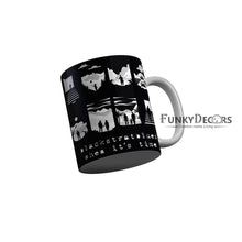 Load image into Gallery viewer, Funkydecors Blackstrablues Music Lover Ceramic Mug 350 Ml Multicolor Mugs
