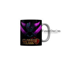 Load image into Gallery viewer, FunkyDecors Cash Of Clans Black Quotes Ceramic Coffee Mug, 350 ml
