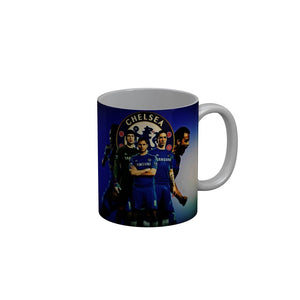 FunkyDecors Chelsea Football Club Blue Ceramic Coffee Mug