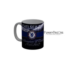 Load image into Gallery viewer, FunkyDecors Chelsea Football Club Champions of Euorope 19.05.12 Blue Ceramic Coffee Mug
