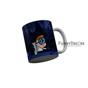 FunkyDecors Dexter Cartoon Ceramic Coffee Mug
