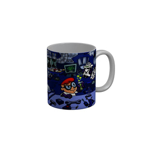 FunkyDecors Dexter Cartoon Ceramic Coffee Mug