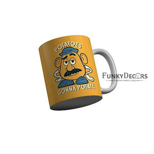 Funkydecors Disney Cartoon Ceramic Mug 350 Ml Multicolor Mugs
