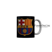 Load image into Gallery viewer, Funkydecors Fcb Black Ceramic Coffee Mug 350 Ml Mugs
