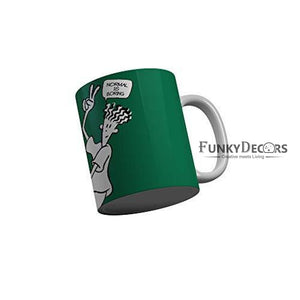 Funkydecors Food Lover Ceramic Mug 350 Ml Multicolor Mugs