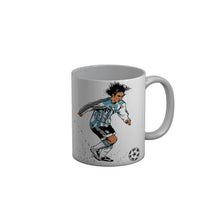 Load image into Gallery viewer, FunkyDecors Footballer White Ceramic Coffee Mug, 350 ml
