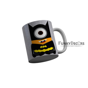 FunkyDecors Funny Cute  Minion Ceramic Coffee Mug, 350 ml