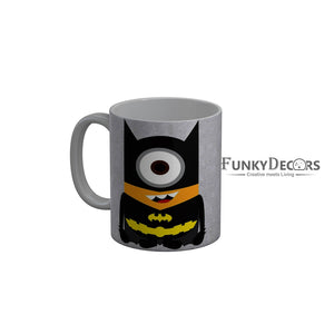 FunkyDecors Funny Cute  Minion Ceramic Coffee Mug, 350 ml