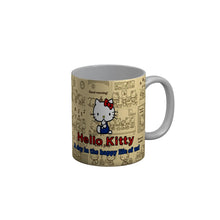 Load image into Gallery viewer, FunkyDecors Hello Kitty A Day Happy In The Happy Life of us Cartoon Ceramic Coffee Mug
