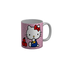Load image into Gallery viewer, FunkyDecors Hello Kitty Apple Pink Cartoon Ceramic Coffee Mug
