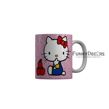 Load image into Gallery viewer, FunkyDecors Hello Kitty Apple Pink Cartoon Ceramic Coffee Mug
