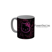 Load image into Gallery viewer, FunkyDecors Hello Kitty Black Cartoon Ceramic Coffee Mug
