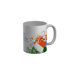 FunkyDecors Independence Day 15th August Wishes Ceramic Coffee Mug