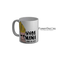 Load image into Gallery viewer, Funkydecors Johnny Bravo Cartoon Ceramic Mug 350 Ml Multicolor Mugs
