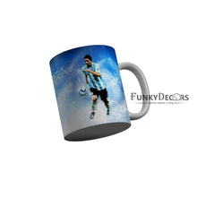 Load image into Gallery viewer, FunkyDecors Lionel Messi Football Ceramic Coffee Mug
