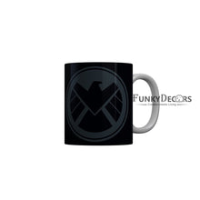 Load image into Gallery viewer, FunkyDecors Logo Black Ceramic Coffee Mug, 350 ml
