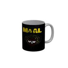Load image into Gallery viewer, FunkyDecors Maal Black Funny Quotes Ceramic Coffee Mug, 350 ml
