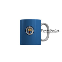 Load image into Gallery viewer, FunkyDecors Manchester City Football Blue Ceramic Coffee Mug
