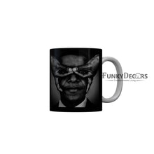 Load image into Gallery viewer, FunkyDecors Men Face Black Quotes Ceramic Coffee Mug, 350 ml
